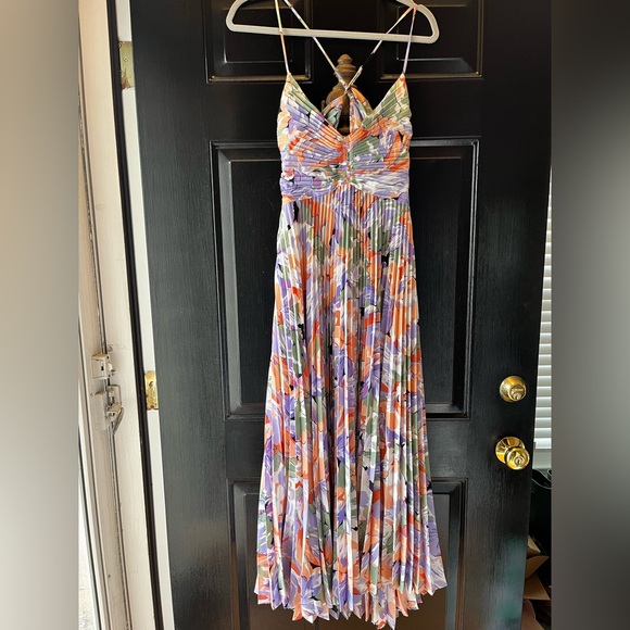 ASTR Blythe Tie-back Midi Dress - Size M - Picture 5 of 6